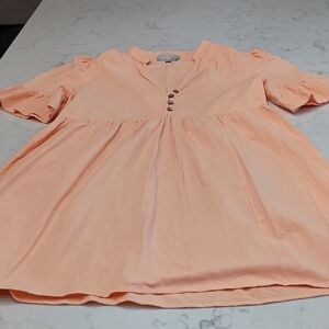 Womens Dress Ruffle Sleeve